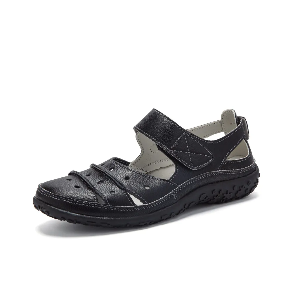 Сандалии Reivanti в римском стиле Женские Черные