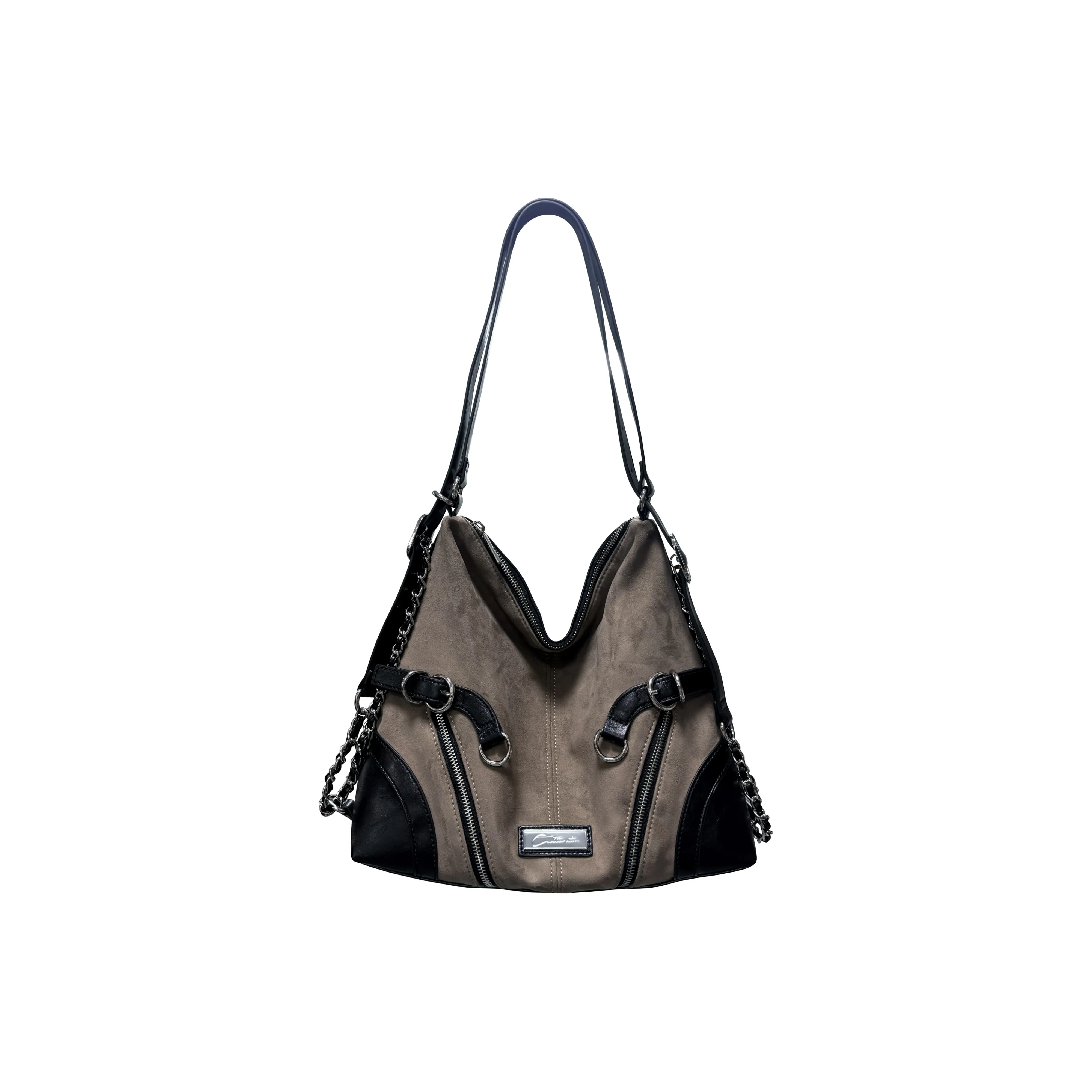 CULTIVATOR ПУ (полиуретан) Рюкзак On The Плечо Средний Унисекс Олень Серый Бежевый