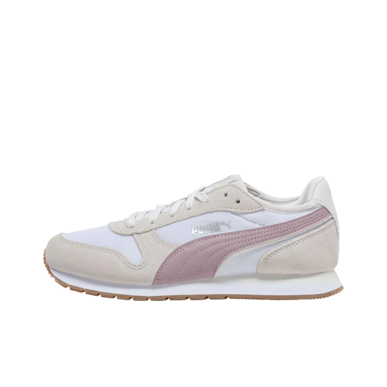 PUMA ST MILER Anti Slip Wear Resistant Low Top Casual Running Shoes Women's Gray White