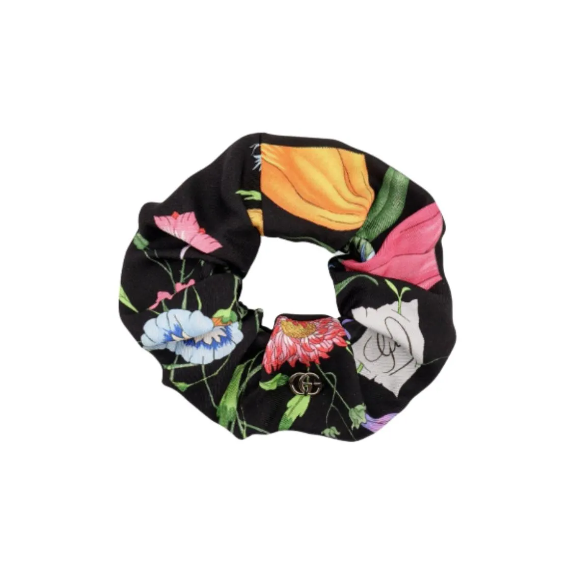GUCCI Printed Twill Scrunchie