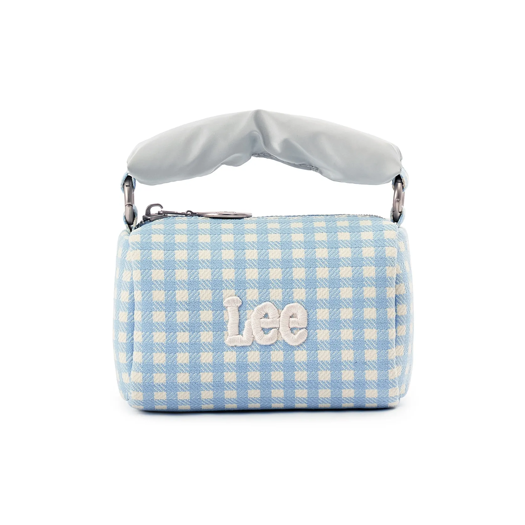 Lee Ткань Сумка Мини Женская Синяя Клетка