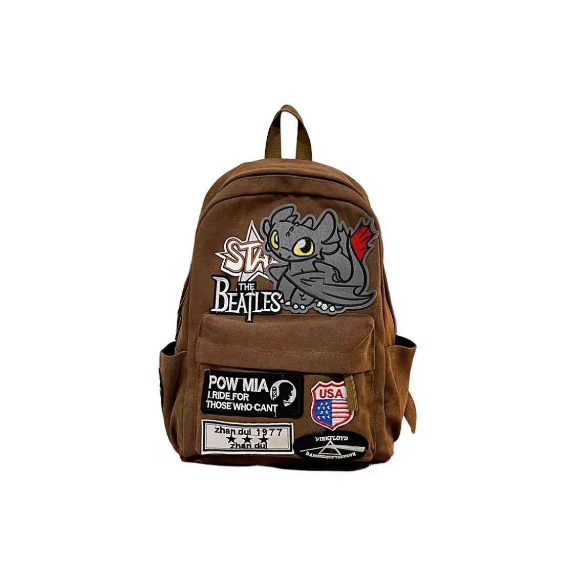 BUBM Холст Рюкзак Стандартный Унисекс Коричневый