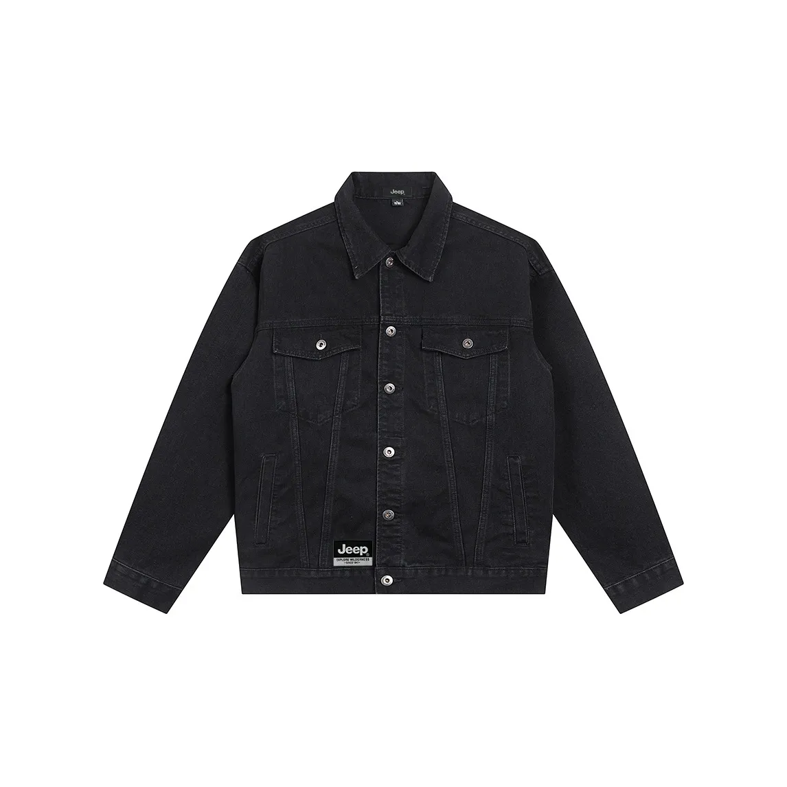 JEEP Pasture Horse Lifestyle Джинсовая куртка унисекс черного цвета