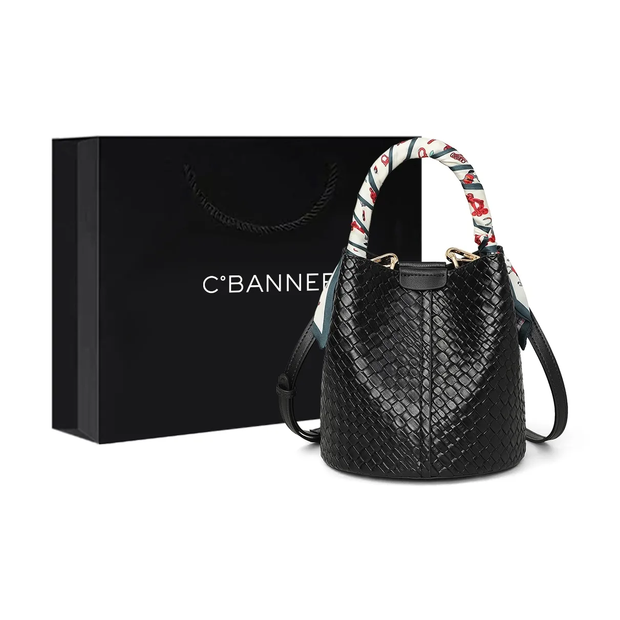 C°BANNER Сумка через плечо из коровьей кожи сумка обычная женская черная