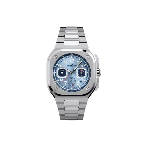 BELL & ROSS Автоматический Механический Movement Унисекс Часы 42 мм Синие
