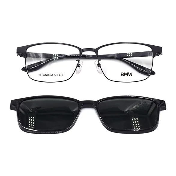 BMW Титан Оправа «брови» Оправы для очков Мужской Черный