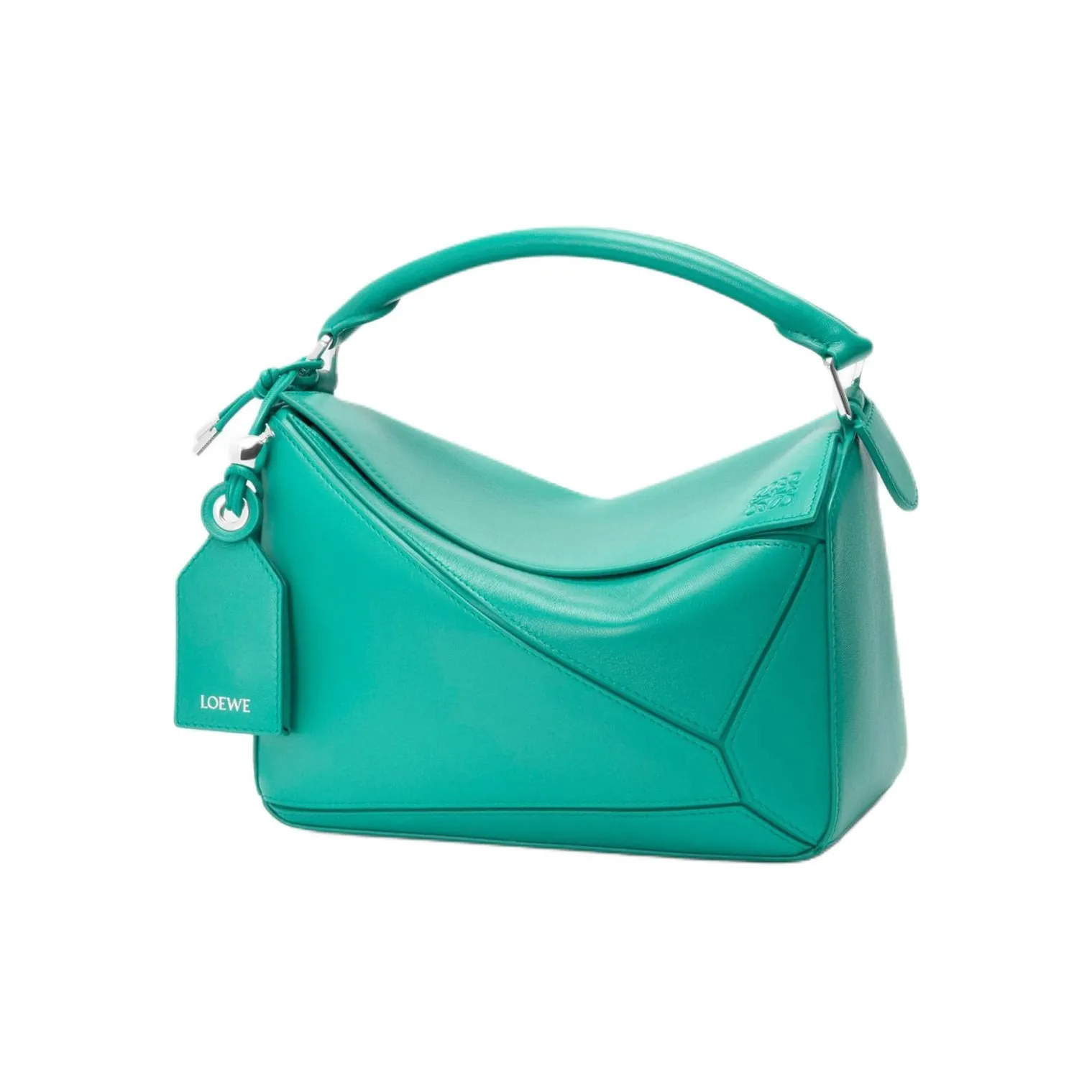 LOEWE Puzzle Nappa Sheepskin Shoulder Bag, Crossbody Bag, Handbag Trumpets Women's Aquamarines Stone Color