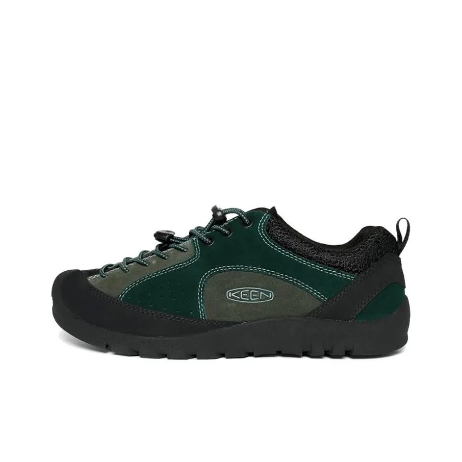 EASTLOGUE x Keen JASPER ROCKS SP Противоскользящий Дышащий Легкий Низкий Топ Походная обувь Женская Зеленый Черный
