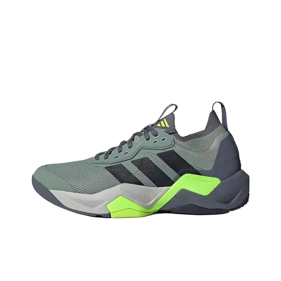 Adidas Rapidmove Slip-Resistant Abrasion-Resistant Low Top Casual Running Shoes Men's Green Adidas Rapidmove Противоскользящие Устойчивые к истиранию Низкий Топ Повседневные Беговые Кроссовки Мужские Зеленые
