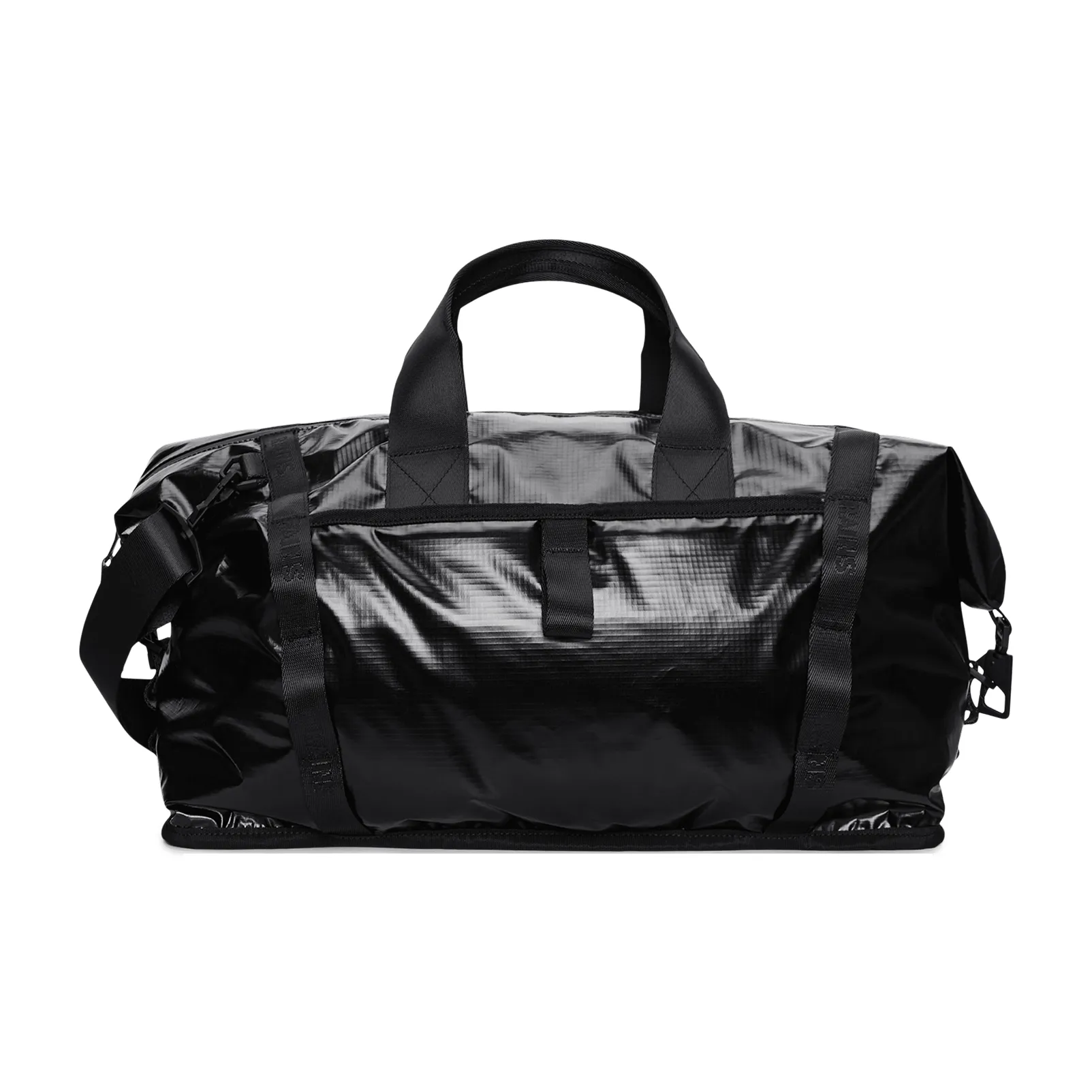 Rains Thermoplastic PU Travel Bag 44L Unisex Black/Quantum Blue