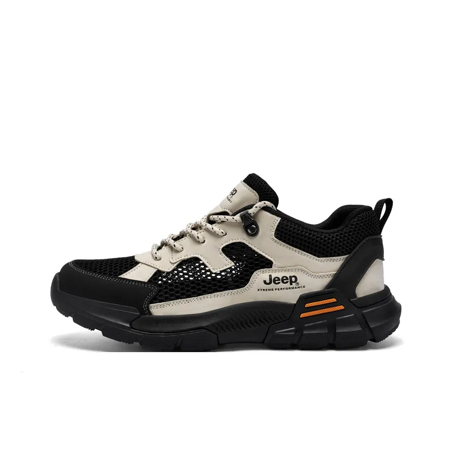 JEEP Амортизация Низкий Топ Походная обувь Унисекс Песочный цвет