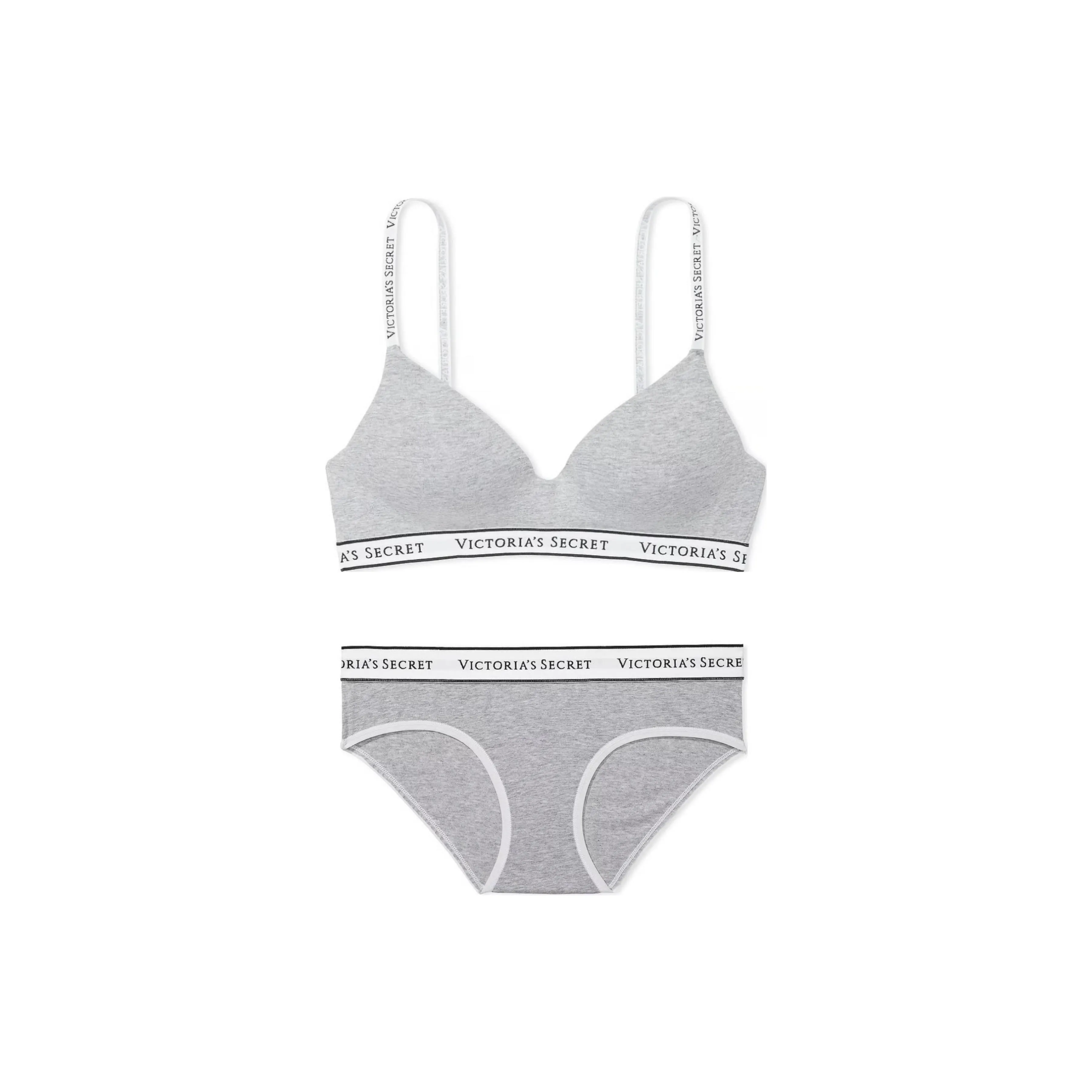 Victoria's Secret Комплект нижнего белья женский серый