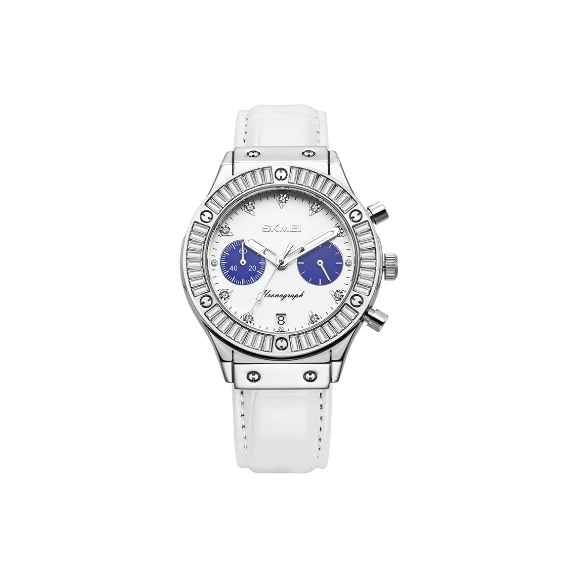 SKMEI Кварцевый механизм Часы Женские Белый циферблат