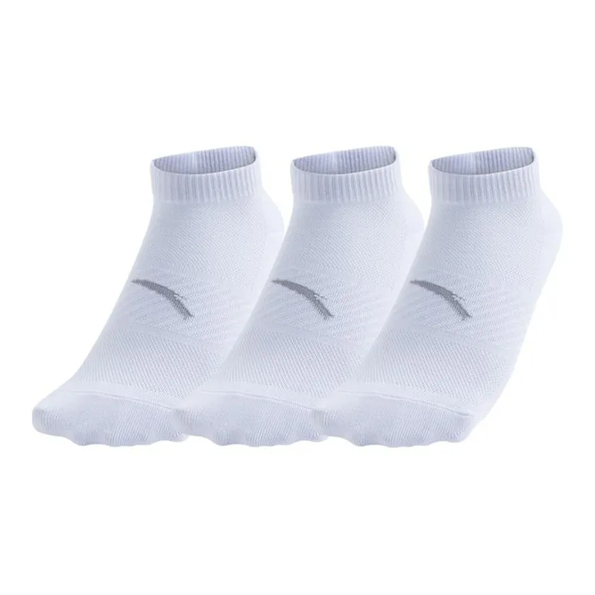 ANTA ZONGXUNXILIE Беговые носки Унисекс 3 упаковки Белый
