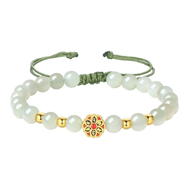 CHINA GOLD Bracelets White Jade/Pale Greenish White Jade Women's