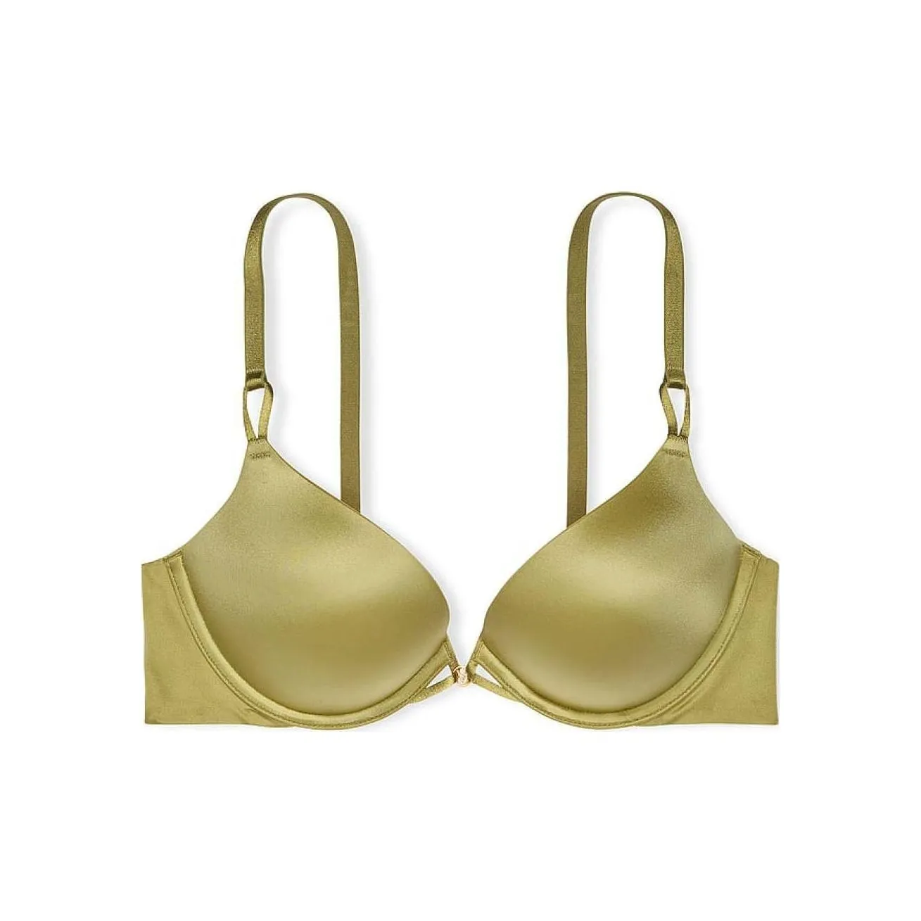 Victoria's Secret Бюстгальтер Женский Сатиновый Зеленый