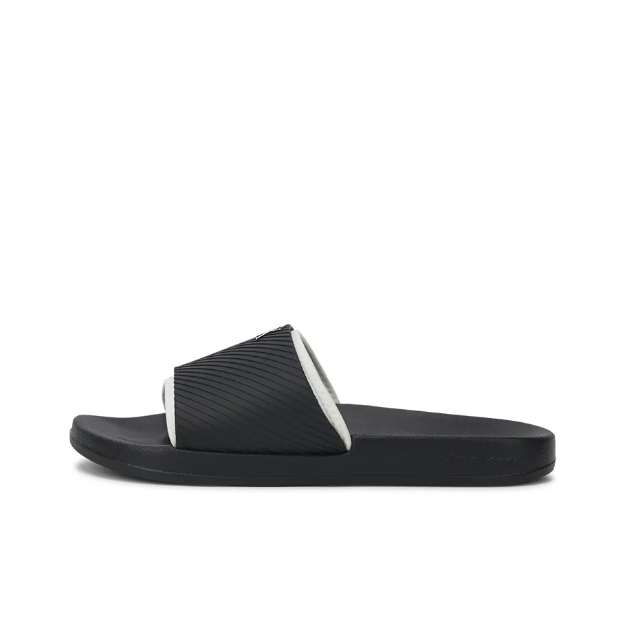 CKJ CALVIN KLEIN JEANS Slide Slippers Men's Black White