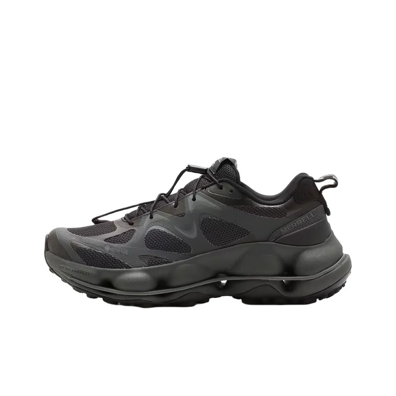 MERRELL Противоскользящая Устойчивая к истиранию Низкий Топ Походная обувь Мужская Черная