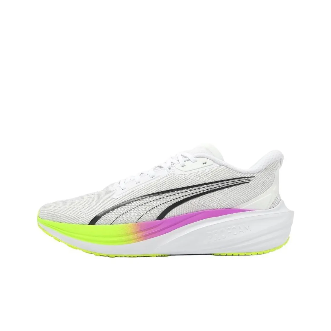 PUMA Darter Pro Abrasion Resistant Breathable Low Top Running Shoes Unisex White