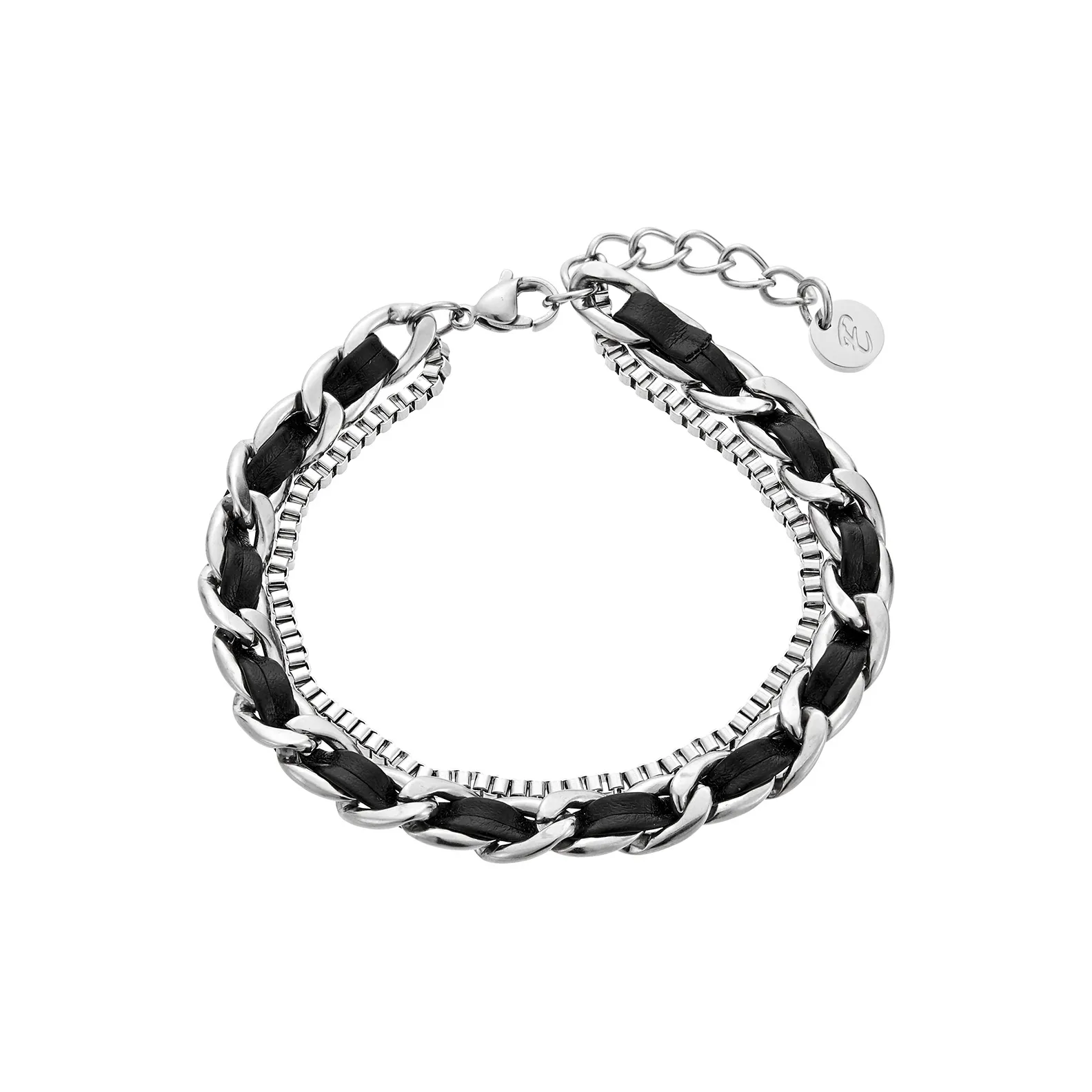 ENFANTIN Titanium Leather Bracelets Unisex