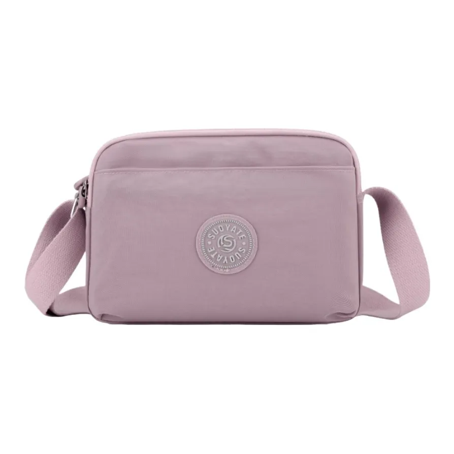 Tonlion Ткань Сумка через плечо Женская Телесный Фиолетовый