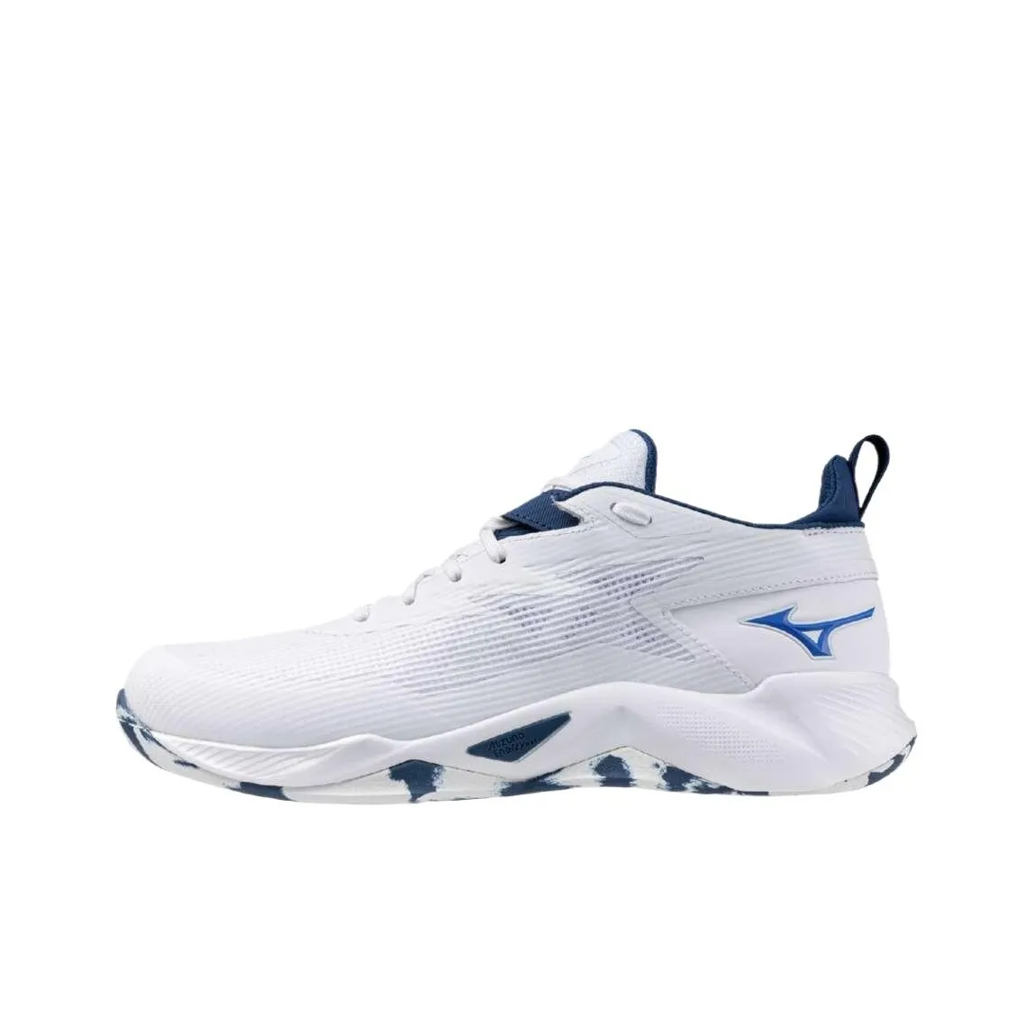 Mizuno Low-Top Basketball Shoes Unisex White