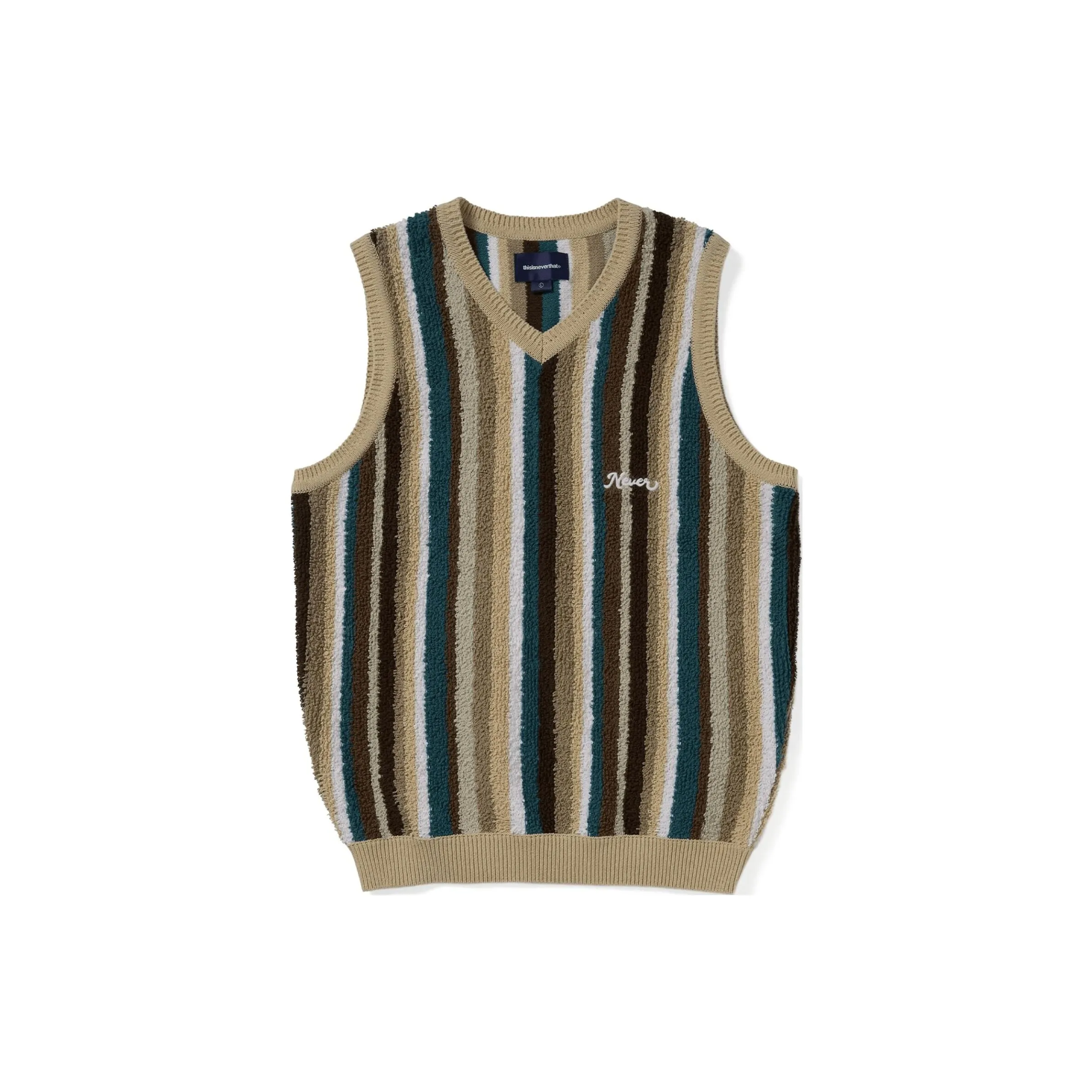 Thisisneverthat Vests Unisex Beige