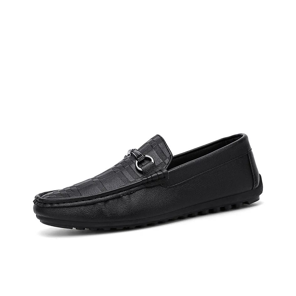 KUPE Лоферы с резиновым подошвой Мужской Черный