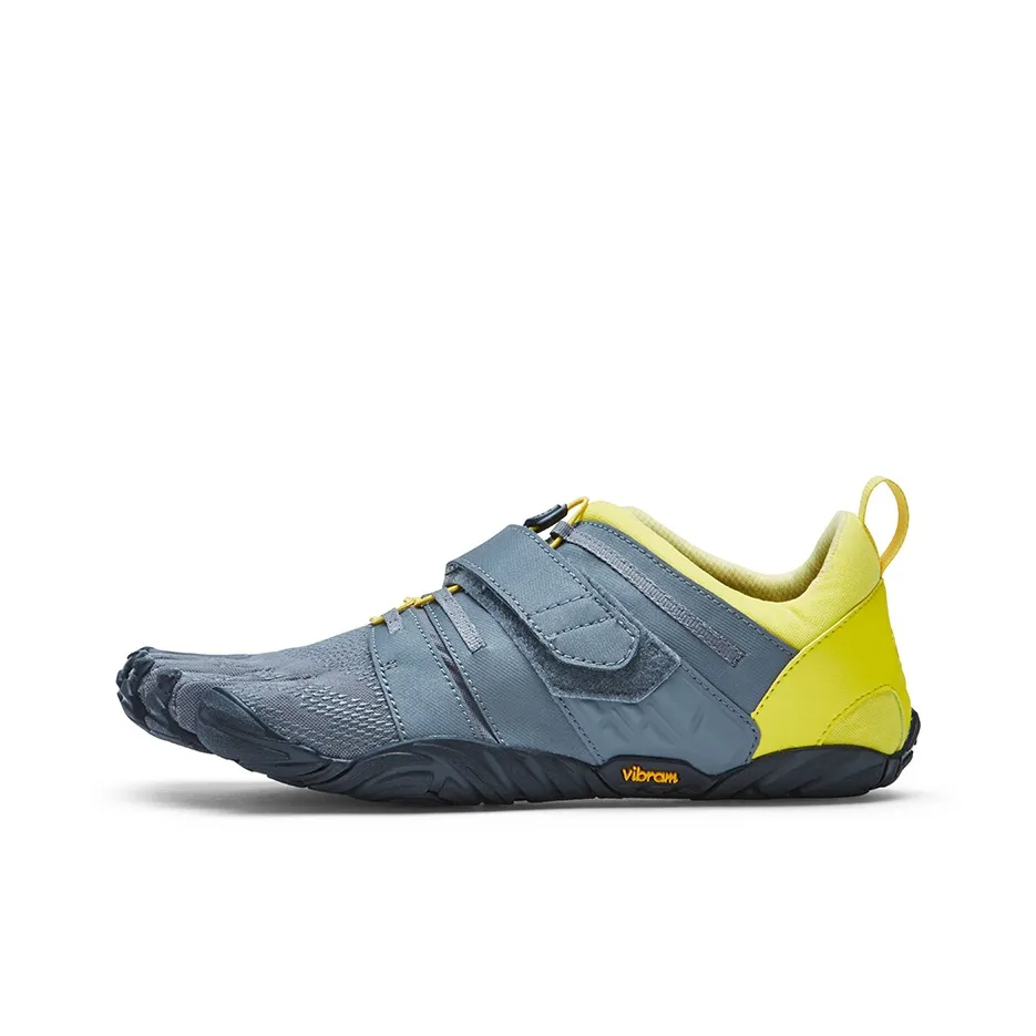 Vibram Slip-Resistant Support Lightweight Low-Top Training Shoes Men's Gray Вибрам Противоскользящие Поддерживающие Легкие Низкие Кроссовки для Тренировок Мужские Серые