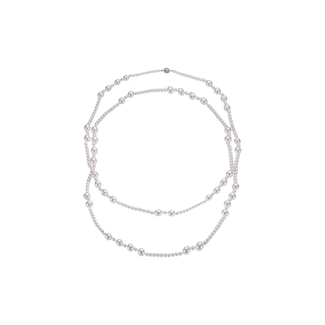 GLITTER STELLA Brass Thick Plated 18K Real Gold Necklaces Women's