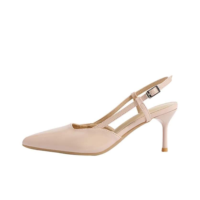 TADSW Slim Heel High Heels Women's Nude