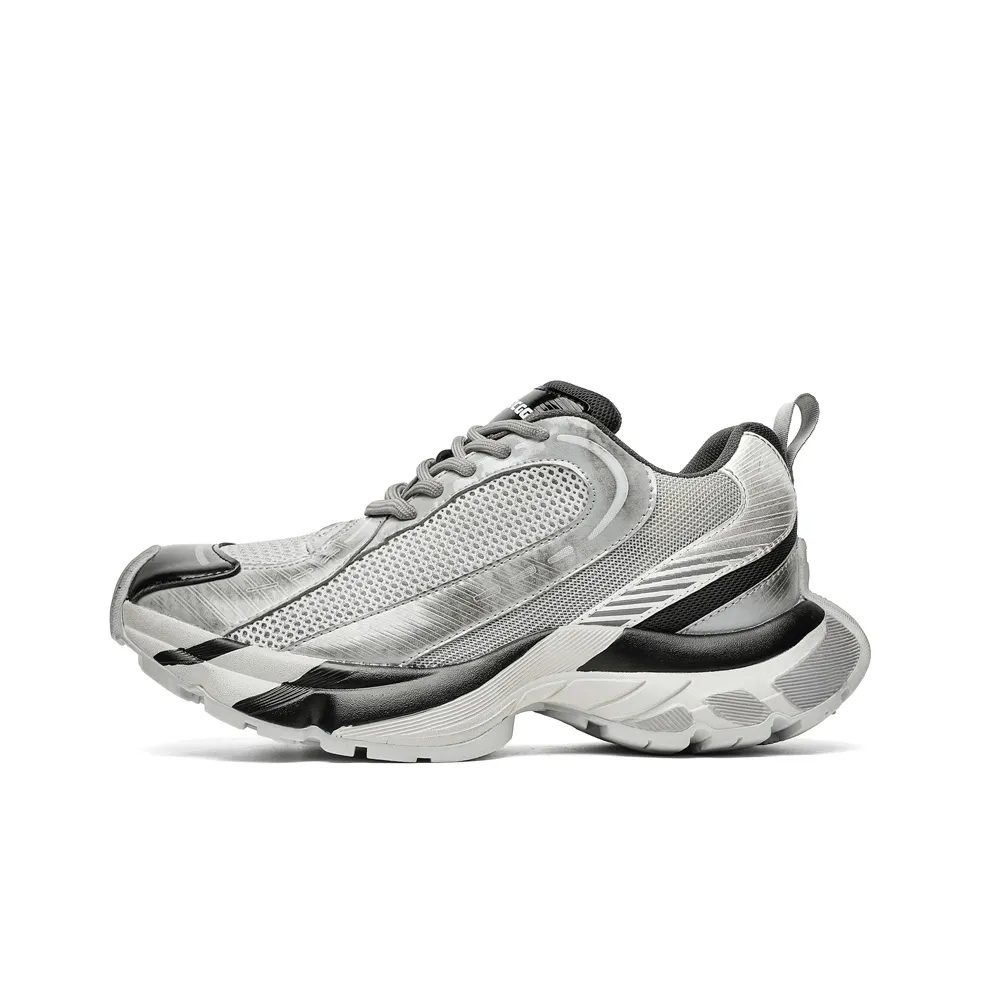 KUNGFUDEER Freestyle Definition Low Топ Толстая подошва Кроссовки Мужские