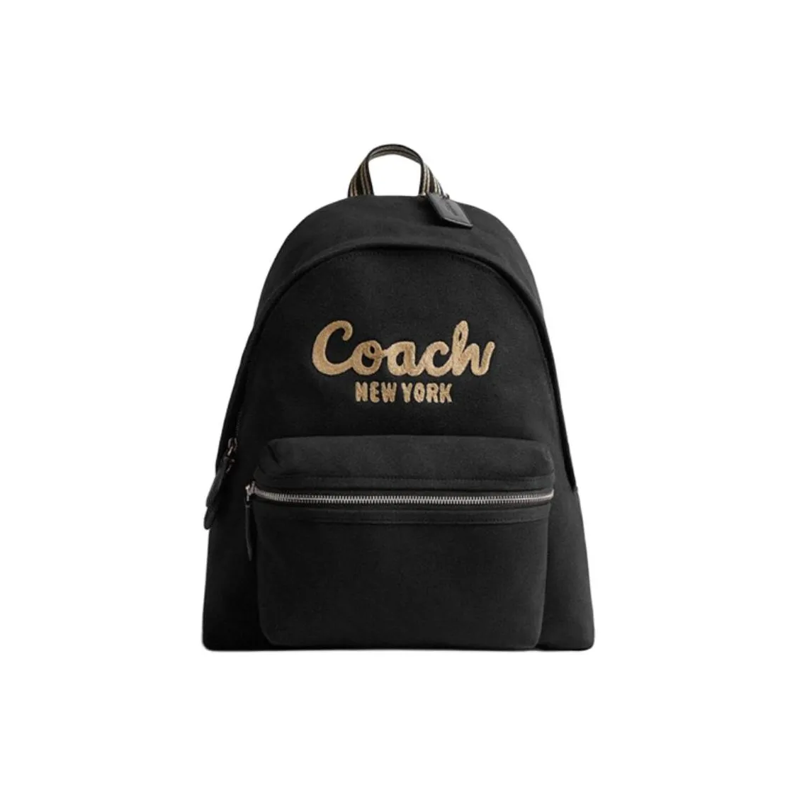 COACH Cargo Fabric Backpack Large Size Women's Black