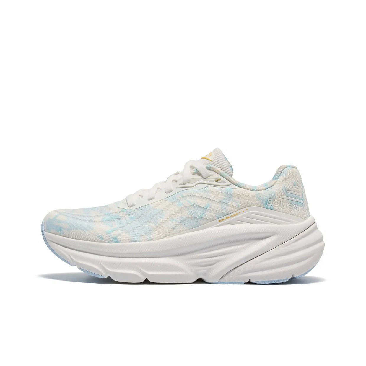 Saucony GUARD Anti Slip Wear Resistant Low Top Casual Running Shoes Women's White Blue