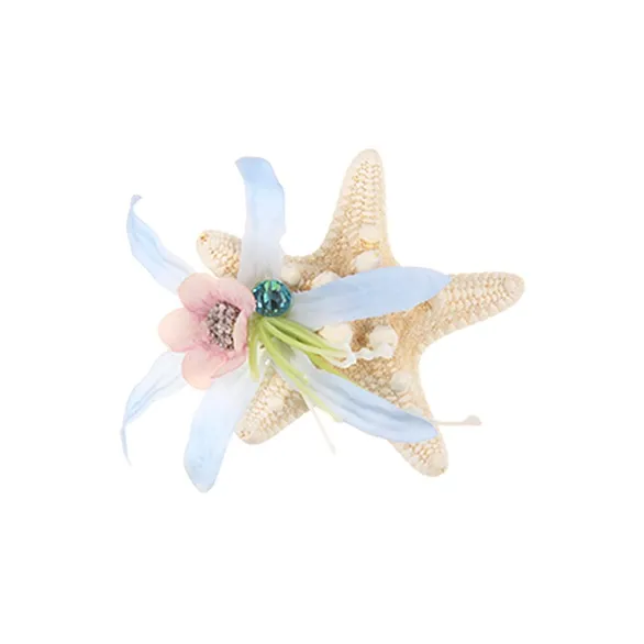 NICERURU Artificial Flowers Hair Clips Women's
