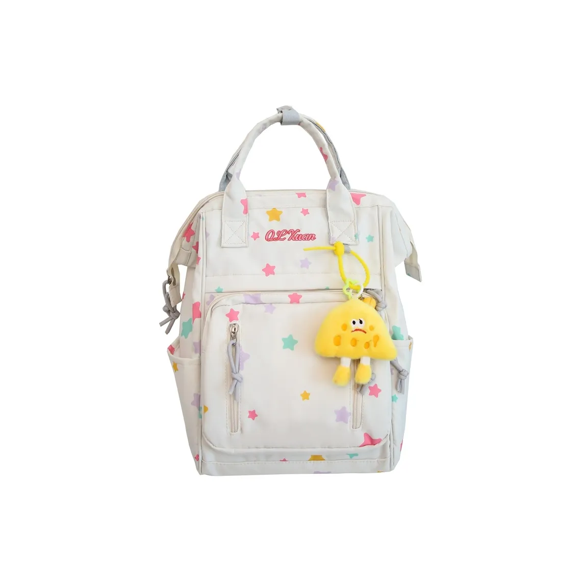 BUBM Нейлон Рюкзак Унисекс Белый Фиолетовый Розовый Зеленый