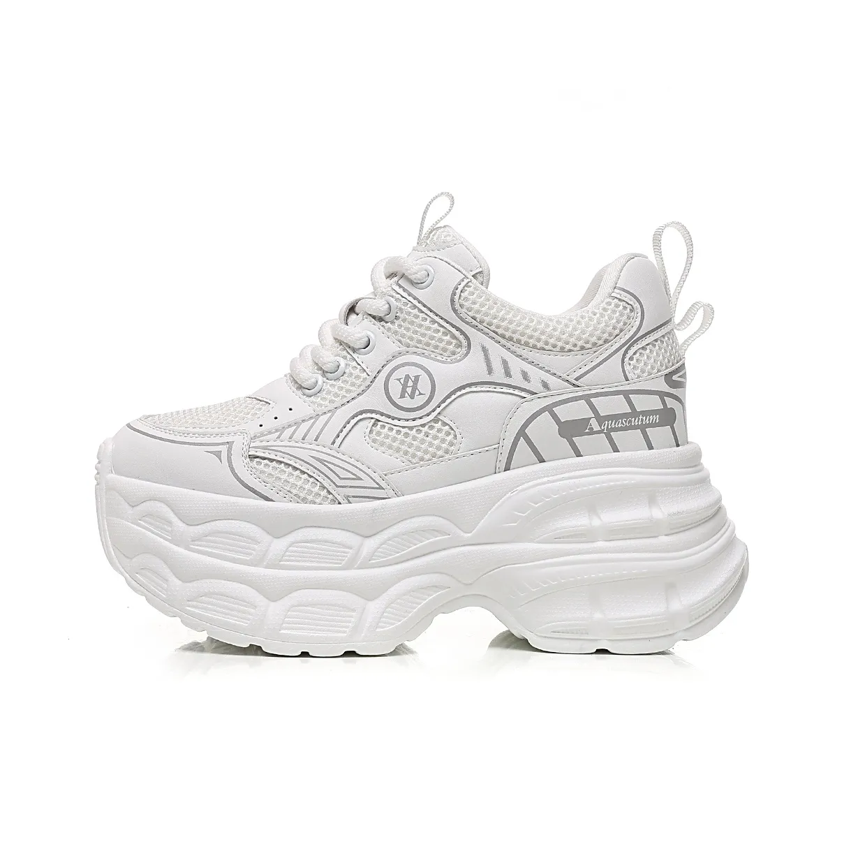 AQUASCUTUM Водонепроницаемый и Дышащий Легкий Увеличение Высоты Низкий Топ Повседневная Обувь Женская