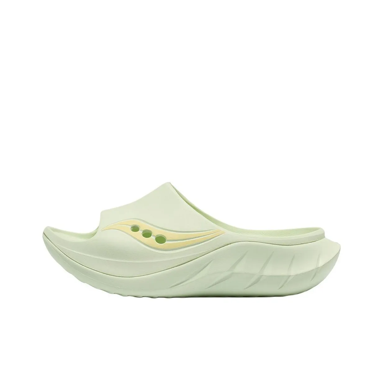 Saucony Cradle Baby Cradles 2 Quiet Slip Resistant Slide Slippers Unisex Light Green