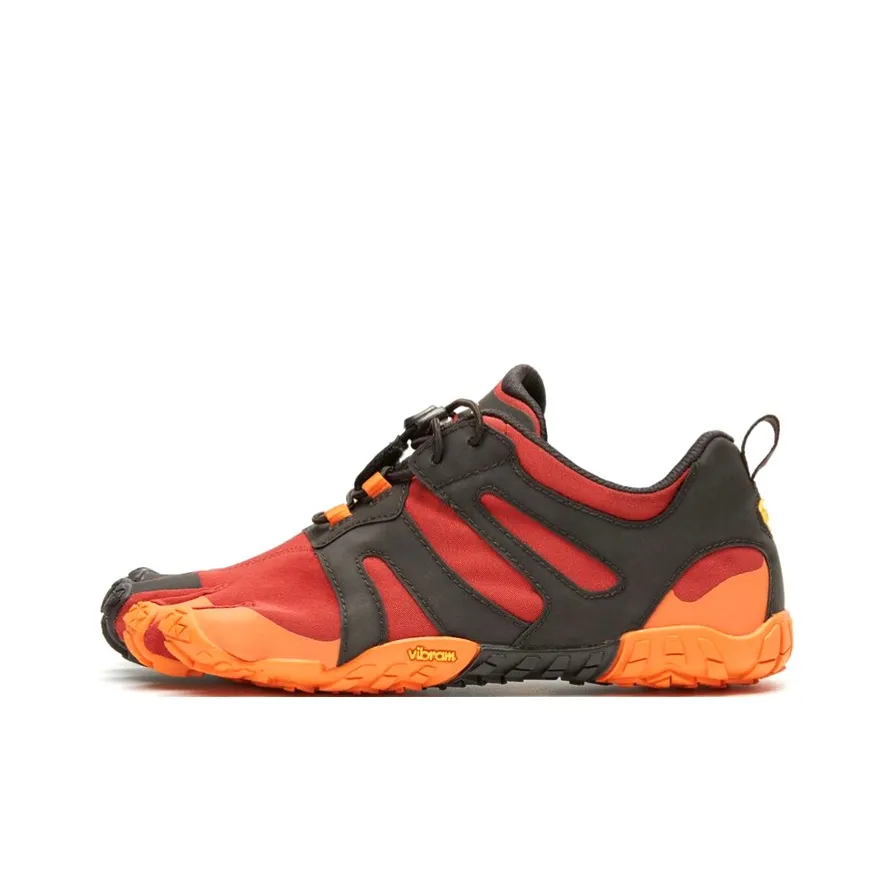 Vibram Slip-Resistant Support Lightweight Low-Top Training Shoes Men's Red Вибрам Противоскользящие Поддерживающие Легкие Низкие Кроссовки для Тренировок Мужские Красные