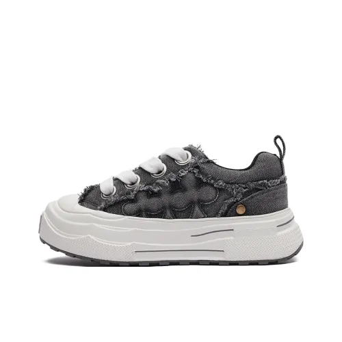SHOOT BRAND Кеды Low Top Джинсовый Серый Унисекс