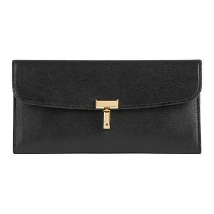 TOTEME T lock Leather Wallet