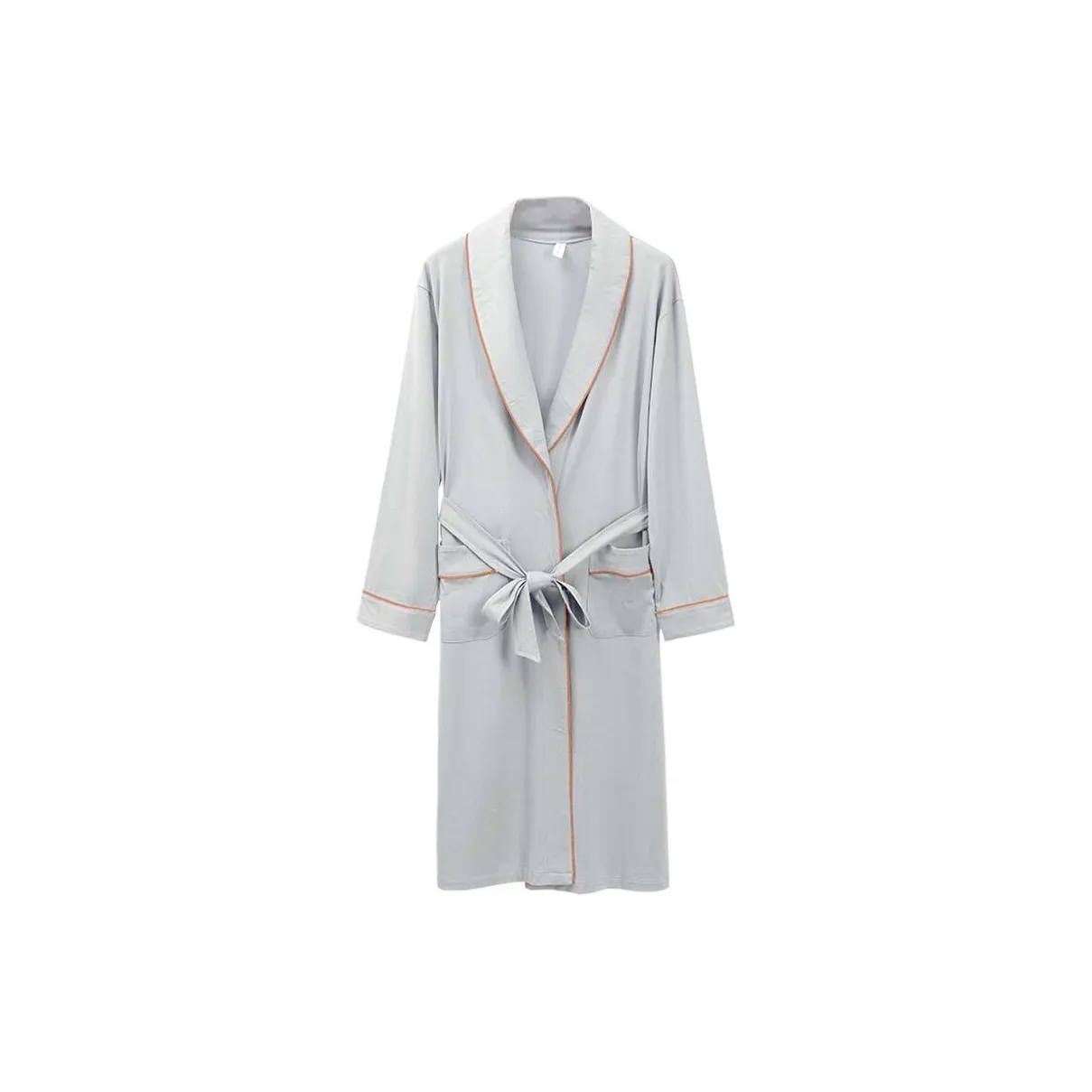 Cotton Gene Мужской халат Sleep светло-серый