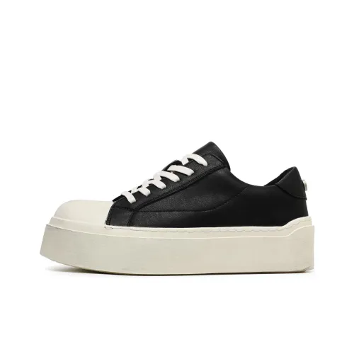 Mo Xu Кроссовки для скейтбординга Low Top Черные Унисекс