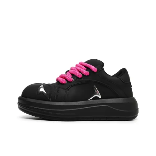 Mo Xu Кроссовки для скейтбординга Low Top Черные Унисекс