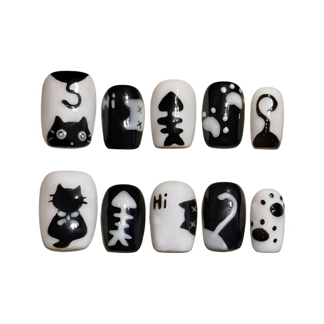 SHANGSHIQIN Искусственные ногти для женщин