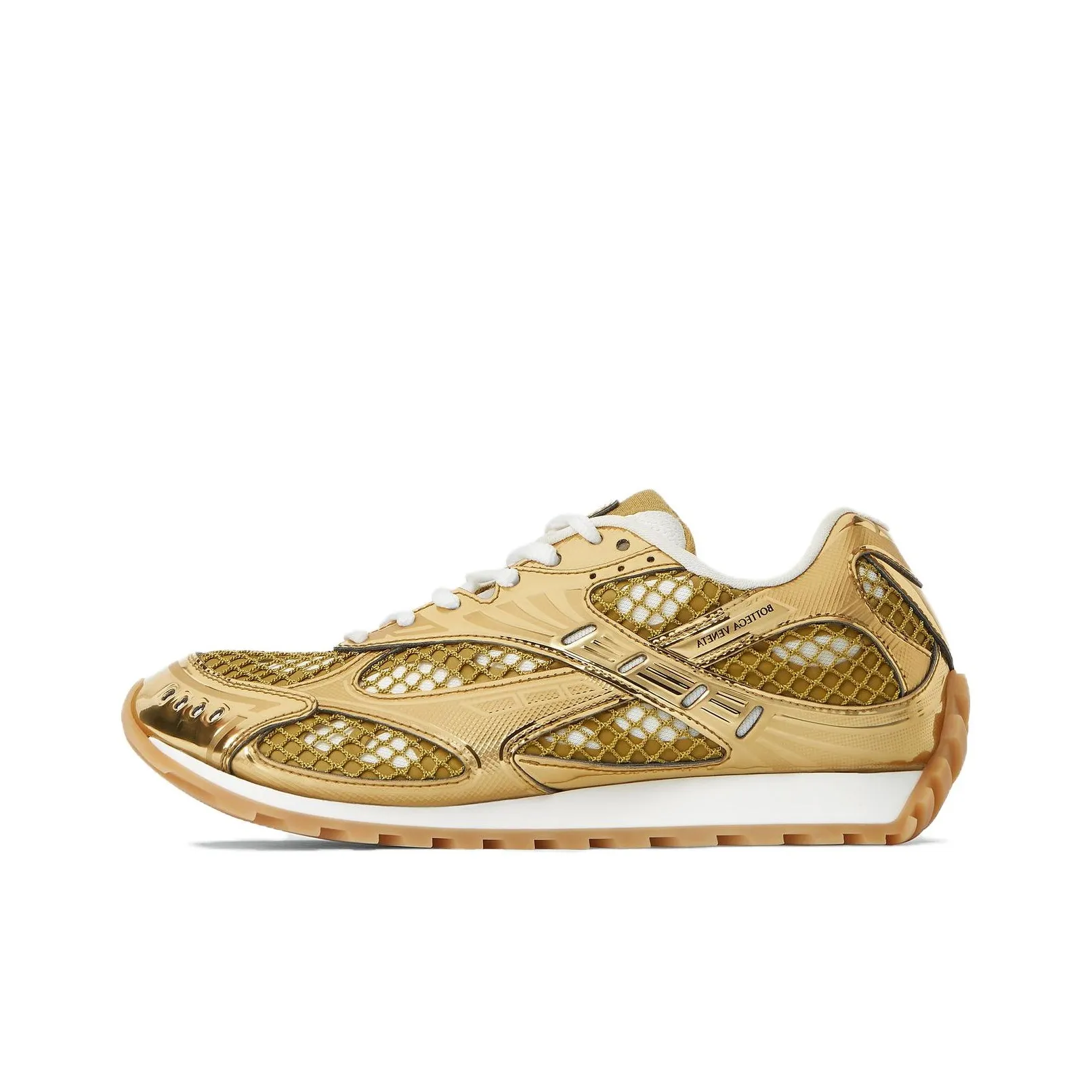 Bottega Veneta Orbit Low Top Casual Shoes Women's Gold