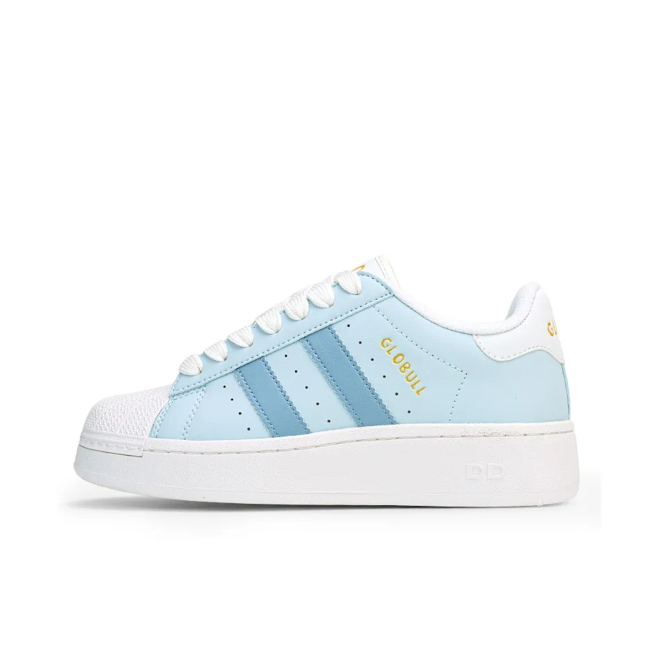 GLO BULL Anti-Slip And Wear-Resistant Breathable Low-Top Skateboard Shoes Unisex Swiss Blue
