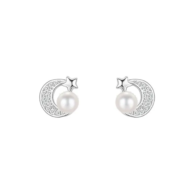 KING TAI FOOK Pearl Stud Earrings Women's