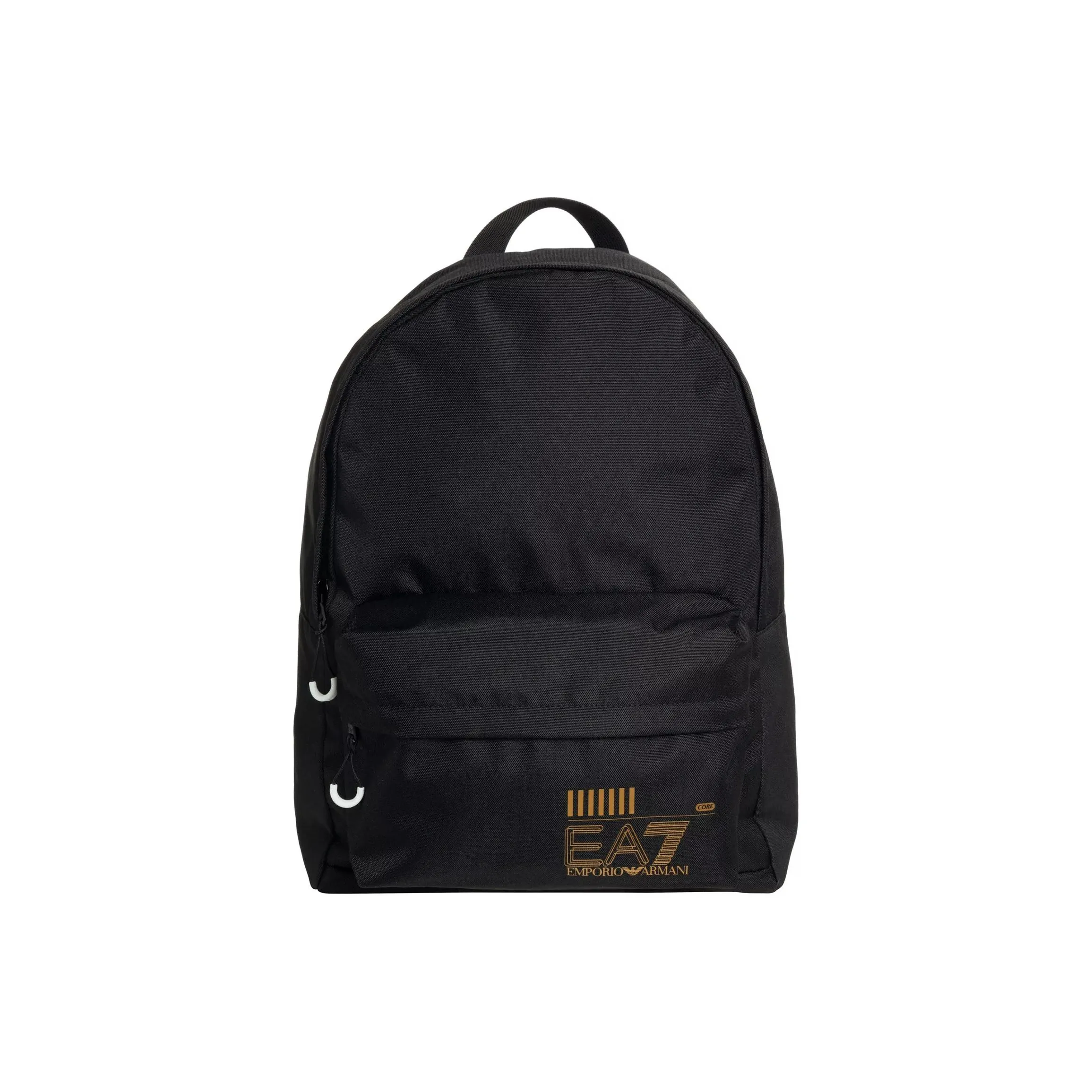 EMPORIO ARMANI Polyester Backpack Regular Unisex Black & Gold