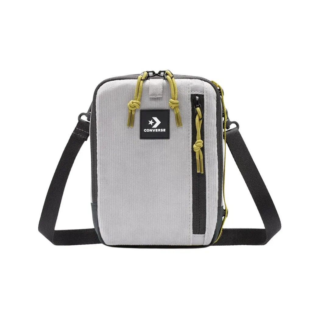 Конверс Вельвет Сумка через плечо Унисекс Серый и Черный